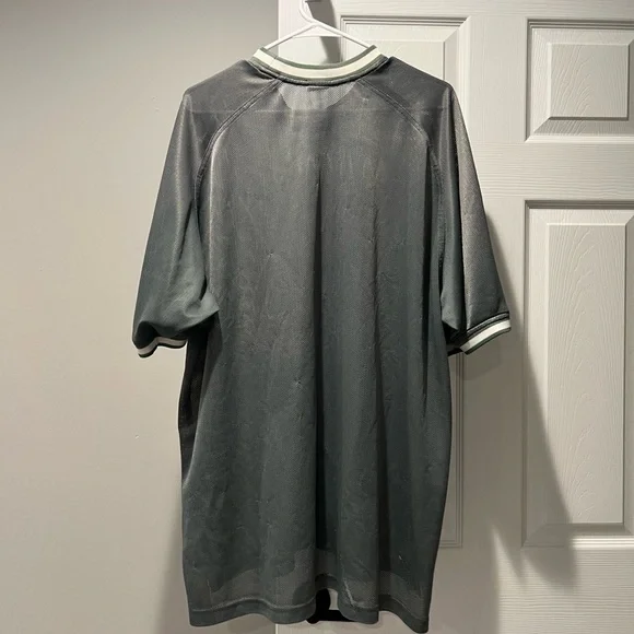 Vintage Nike Mesh Soccer Jersey Mens XL Olive 90s - Picture 7 of 9